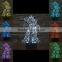 3D Optical Night Light Transformer 7 RGB Light Colors 10 LEDs AA Battery or DC 5V Mixed Lot