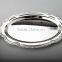 round silver plate silverplate platter for food party hotel home deco plate attractive greater stability and grip