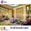 Eco-friendly 3d effect wood decorative wall panel for interior wall and ceiling decoration fireproof wall decoration 3d board