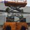 Orange Color hydraulic platform mobile scissor lift self propelled scissor lift