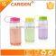 Newest hiking necessity 2015 new shape wide mouth cheap price plastic space water bottle