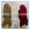 PU And Lace Lined Thick Sexy Gloves Women With Fur