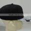 Embroidery and printed flat bill snapback hat