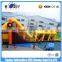158ftL Giant Inflatable Obstacle Course With Wrecking Ball N Jump Fall Slide