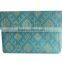 Promotional flat PP straw Clutch evening bag for lady