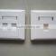 RJ45 network cable face plate single port &dual ports,rj45 socket wall face plate for cat5/cat6