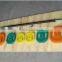 Colored Rubber Coated Weight Plate Dumbbell Set