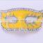 50*21mm 4 Colors New Fashion Women Rhinestone Mask Brooches for Halloween Gift