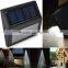 6LED Solar Power PIR Motion Sensor Wall Light Outdoor Waterproof Garden Lamp