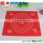100% food grade 40*50cm larget Fondant Clay Pastry Icing Silicone Rolling Cut Mat Dough Cake Tool