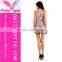 Colorful Digital Print Skater Dress For Women