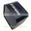 high quality matte black decorative square shape tin box