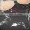 No gel silicone bra with bra strap push up bra