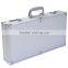 New Aluminum Framed Locking Gun Pistol HandGun Lock Box Hard Storage Carry Case