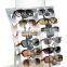 Eyeglass Display, Countertop, Holds 12 Pairs - Silver