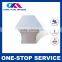 white polyester rectangle trade show meeting room table cloth