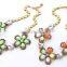 Multicolor Metal Flower Vintage Choker Pendant Statement Necklace Women Necklaces & Pendants Fashion Necklaces for Women 2014