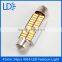 Auto led dome light 41mm 24 smd 4014 12v Canbus Festoon Led Light