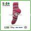 various colorful stripe fluffy socks