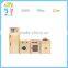 Nursery school furniture type kids wooden kitchen furniture set