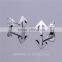 wholesaler Jewelry Sterling silver 925 arrowhead Tiny stud post Hot sale European women Jewelry Korea style earring FE277