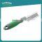 High Quality Uneven in Length Pins Metal Dog Hair Comb With Long Handle