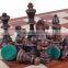 CHW24 Staunton Wooden Chess Pieces Std # 6 in wooden box
