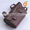 vintage style cow leather bike accessory bicycle bag