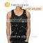 2015 100% polyester custom print tank top