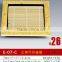 E-25C yellow plastic cambered shape bamboo tray