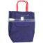  China supplier custom canvas tote bag leather handles
