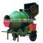 high capacity JZR350-DH fixing horizontal drum concrete mixer equiped for block machine
