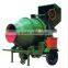 Best selling JZR350-DH electric hydraulic cylinder type revolving drum concrete mixer