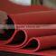 Red Rubber Sheeting Smooth Both Sides