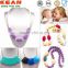 Food grade silicone beads baby teething necklace for toddler