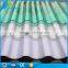 Colored corrugated hard clear plastic roofing sheet for greenhouse