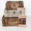 Professional Factory Home Organization Storage Antique Art Minds Wood Box