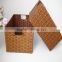2 pcs Modern style colorful rectangle paper food basket