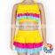 2017 New Arrival Summer Girls Colorful Ruffle Bikini Swimming wear
