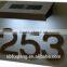 FQ-531 Cheap Solar Powered LED Doorplate Light,House number light,most powerful plaques,battery powered led