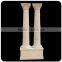 Decoration roman pillar twist marble column