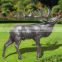 High Quality White Deer Wall Sculpture for Christmas Decoration