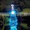 acrylic crystal LED 7colors flashing angel snowman santa Xmas tree hanging ornaments