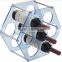 customized new transparent acrylic wine bottle rack