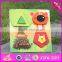 2017 New product baby 3D diy wooden puzzle board W14D024