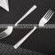 Natural color spoon and fork set with stainless steel tableware set