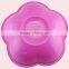 Plum shaped plastic strainer with tray & cover