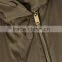 Wholesale Ladies Apparel Front-flap pockets Dark Taupe Shell Parka(DQE0361C)