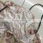 Women flower printed fancy chiffon dress stocklots