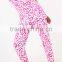 MGOO Full Print Women Long Pyjama Pink Leopard Print PJ Set Digital Print Cotton Pajamas